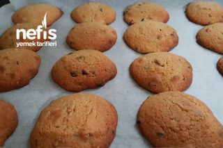 Çikolatalı Fındıklı Bademli Cookies Tarifi