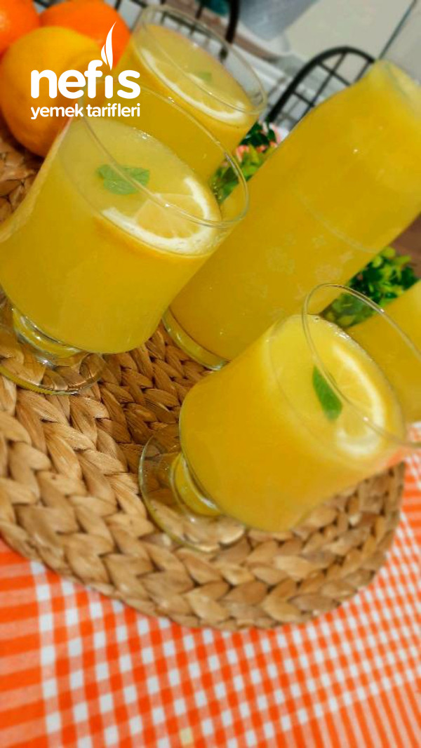 Sadece 2 Portakal 1 Limon İle Ramazanın Vazgeçilmezi Doğal Limonata