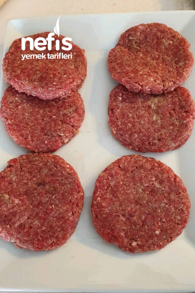 Ev Yapımı Hamburger Orjinal Hamburger Ekmeği