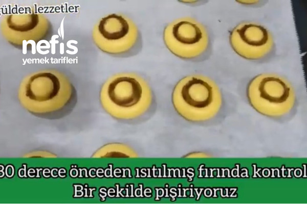 Margarinsiz Sıvı Yağlı Mantar Kurabiye Tarifi (Videolu)