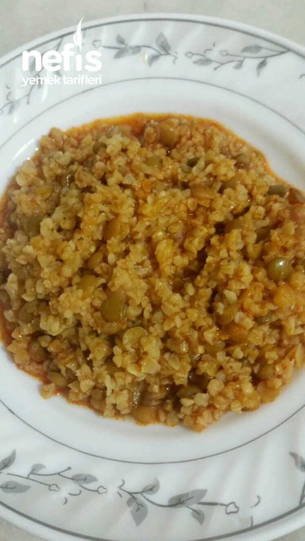 Yeşil Mercimekli Bulgur Pilavı