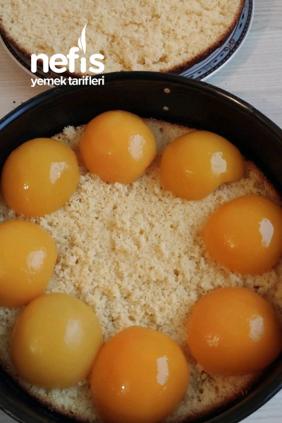 Bol Kremali Pasta (Şeftali Li)