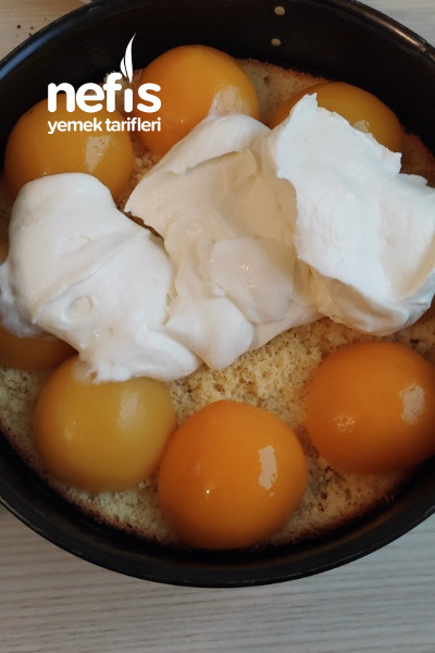 Bol Kremali Pasta (Şeftali Li)