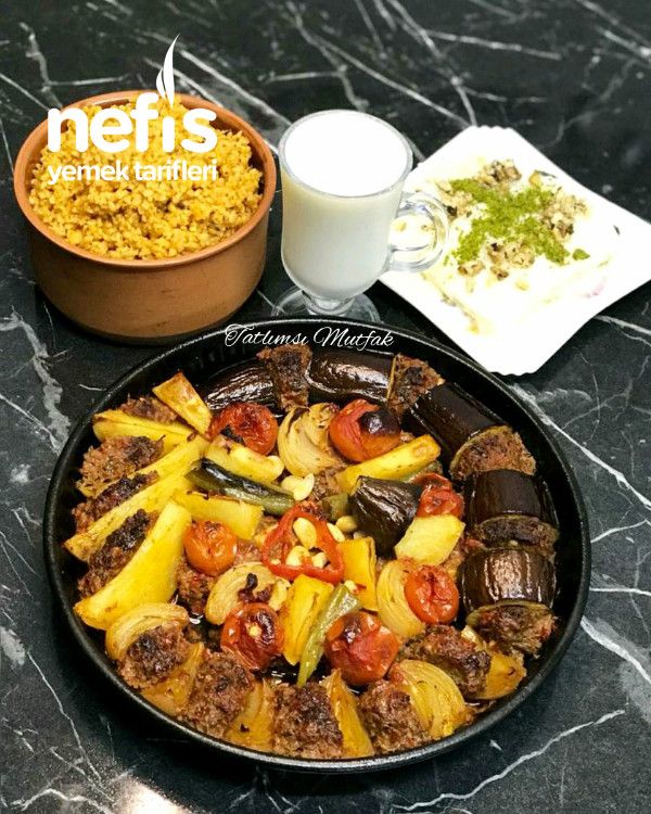 Sebzeli Tepsi Kebabı - Nefis Yemek Tarifleri - #9257464