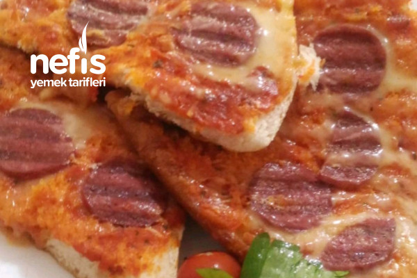 Pamuk Gibi Pizza Tadında Açık Tost Çocuklar Bu Lezzete Bayılıyor