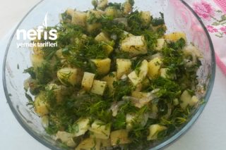 Sumaklı Bol Ekşili Patates Salatası (Videolu) Tarifi