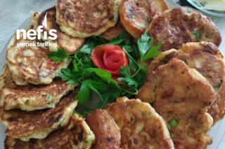 Kahvaltıya Harika Bir Tat Sebzeli Pankek tarifi Tarifi
