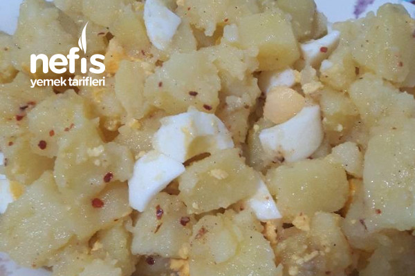 Kolay Yumurtalı Patates Salata 10 Dakikada Hazırlayabileceğiniz