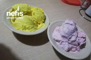 Limonlu Çilekli Dondurma (Deneyin Pişman Olmazsınız) Tarifi