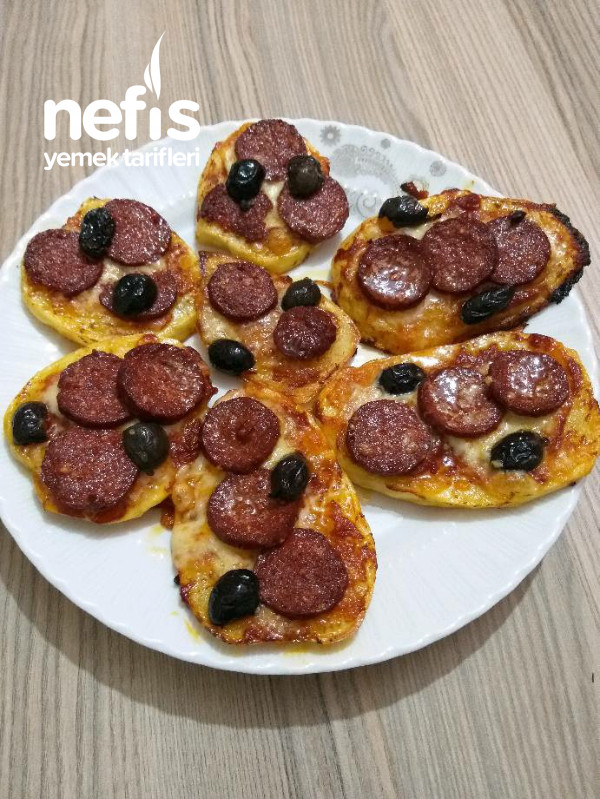 Hem Pratik Hem Lezzetli Patates Pizzam