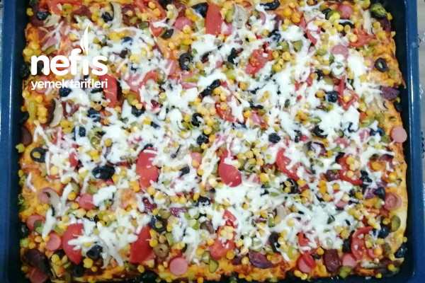 Bol Malzemeli Pizza Tarifi