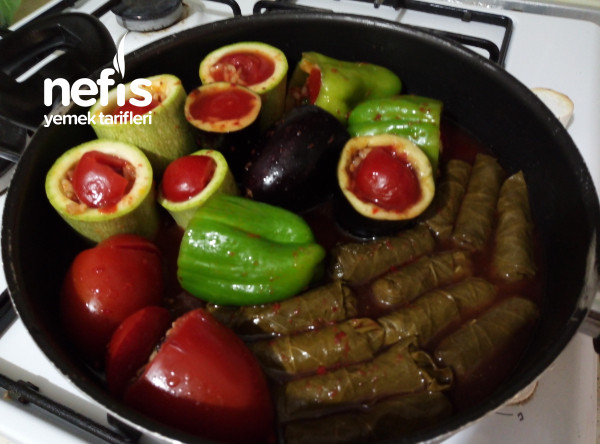 Cevizli Reyhanlı Türlü Zeytinyağlı Pirinçli Dolma