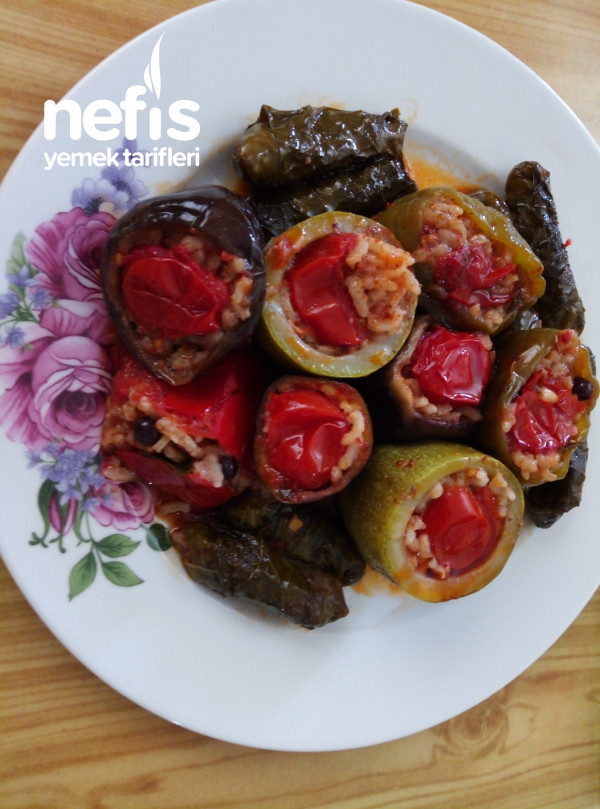 Cevizli Reyhanlı Türlü Zeytinyağlı Pirinçli Dolma