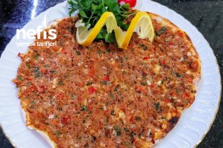 Evde Çıtır Lahmacun (Videolu) Tarifi