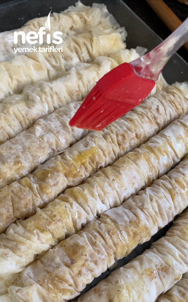 Kadayıflı Burma Tatlısı(baklavalık Yufkadan)