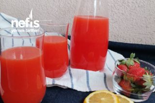 Çilekli Limonata (Yaz Günlerinde Serinleten Tarif) Tarifi