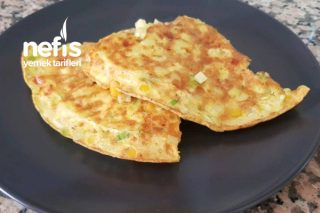 Omlet (Patatesli Ve Mısırlı) Tarifi