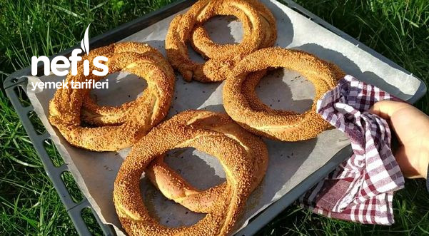 Çıtır Çıtır Simit Tarifi (Ekstra Tahinli Simit Tarifi) Gece yap Sabah pişir-9448048-100509