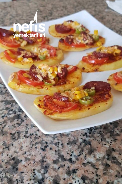 Pizza Tadında Patates Dilimleri-9503437-140615