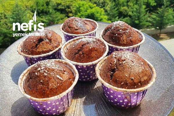 Çikolata Soslu Sünger Muffin (Videolu)