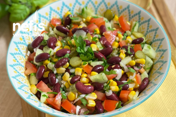Meksika Fasülye Salatası