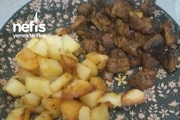 Et Kavurma Ve Küp Patates Kızartması