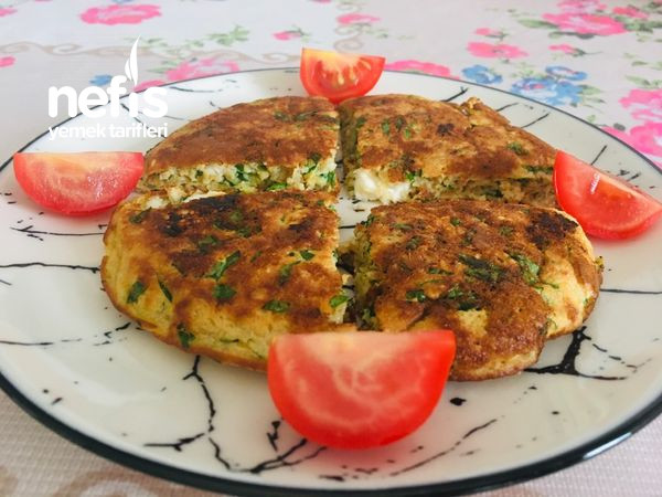 Yulaflı Omlet Börek (Kahvaltılık Fit Tarif, Çayın Yanına Fit Tarif)