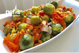 Brüksel Lahanasıyla Salata Tarifi