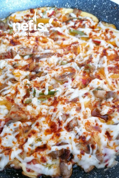 Tavada Hamursuz Pizza Tadında (Yumurtalı Mantar)-9542178-080631