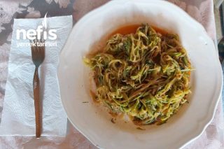 Kabak Spagetti (Ketojenik Beslenme) Tarifi