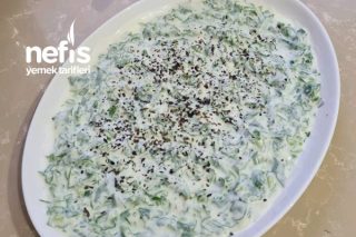 Yoğurtlu Semizotu Ve Yeşilliklerle Salata (Meze) Tarifi