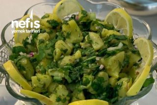 Bol Yeşillikli Patates Salatası Tarifi