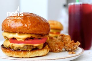 Ekmeğinden Köftesine Ve Çıtır Tavuğu İle Ev Yapımı Burger Tarifi