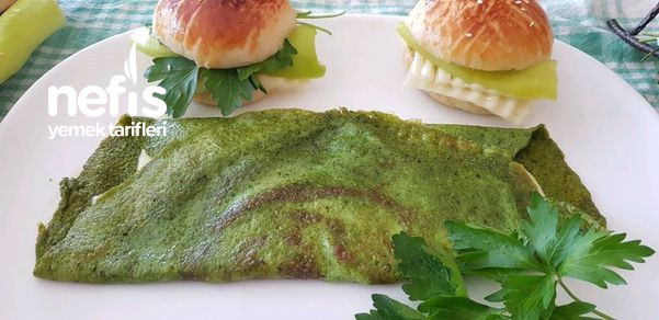Kahvaltınız 5 Dakikada Hazır Kaşarlı Yeşil Omlet Tarifi - Kaşarlı Omlet Nasıl Yapılır (Videolu)