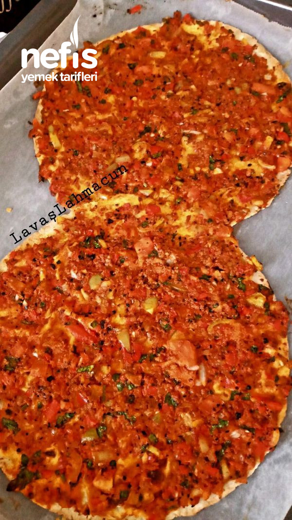 Lavaş Lahmacun (Hamur Açmayı Unutun)