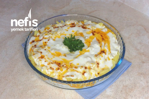 Yapması Çok Kolay!! Erzurum’un Leziz Yöresel Yemeği “Patates Boranisi” Tarifi