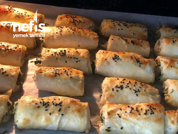 Çıtır Çıtır Ispanaklı Rulo Börek