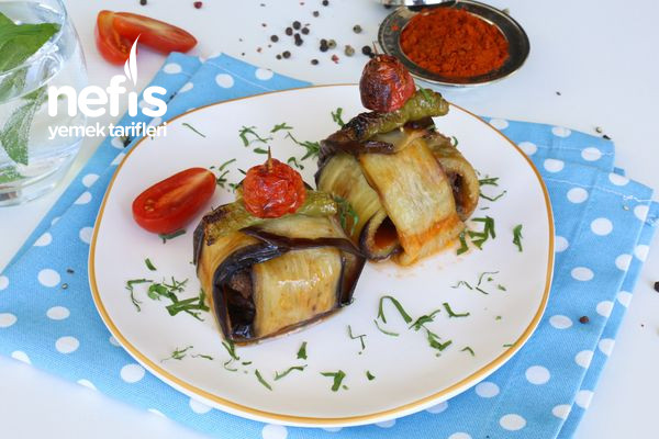 Köfteli Patlıcan Bohçası Tarifi (Kürdan Kebabı)-1455-070824