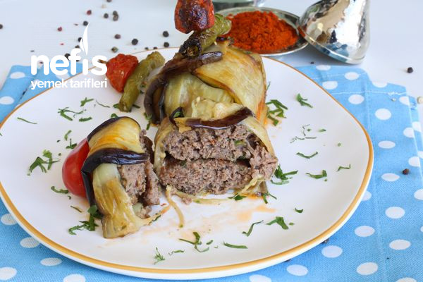Köfteli Patlıcan Bohçası Tarifi (Kürdan Kebabı)-1455-070829