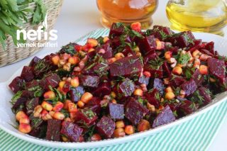Sağlıklı ve Besleyici Sirkeli Pancar Salatası (videolu) Tarifi