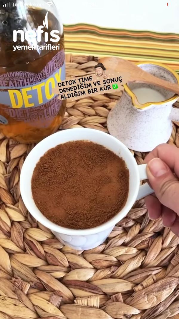 Müthiş Bir Detox Çay Kesinlikle Deneyin