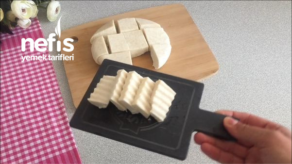 Mayasız Kaşar Peyniri Lezzetinde Beyaz Peynir Tarifi (Videolu)