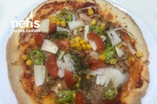 Ton Balıklı Lavaş Pizza Tarifi