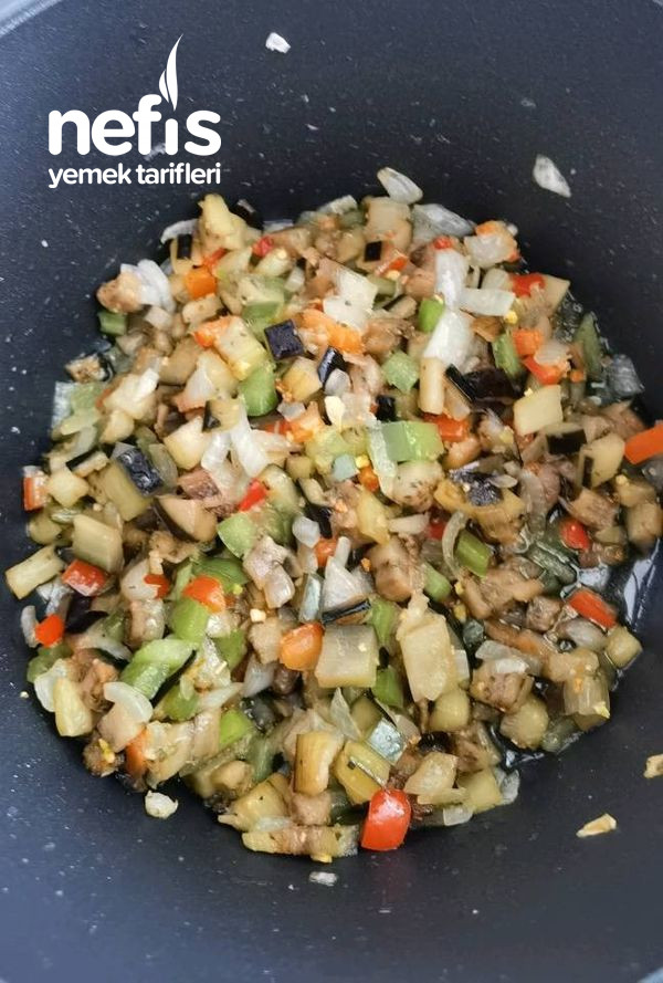 Μανιτάρια γεμιστά με λαχανικά και Labneh