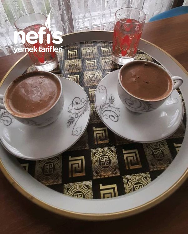 Bitter Çikolatalı Sade Sütlü Türk Kahvesi