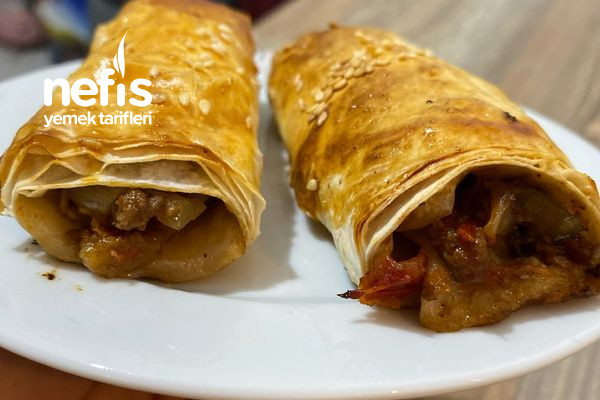 Kıymalı Patlıcanlı Börek Tarifi