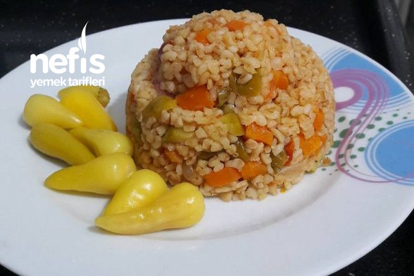 Sebzeli Bulgur Pilavı Tarifi