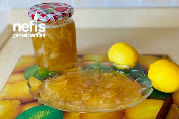 Hoş Aromalı Freş Bir Tat Limon Reçeli Tarifi