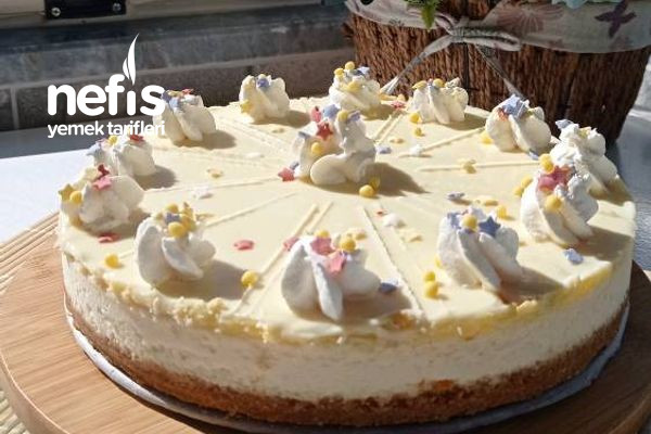 Beyaz Çikolatalı Limonlu Çifte Lezzet Cheesecake