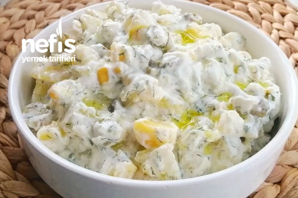 Yoğurtlu Patates Salatası (Videolu) Tarifi
